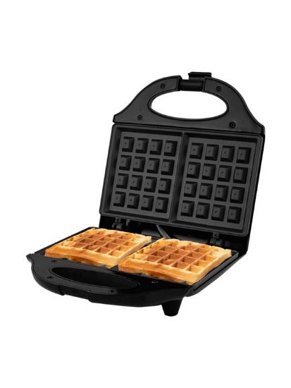 Picture of 1pc PP Waffle Maker, Modern Black Waffle Making Tool For Kitchen🧇