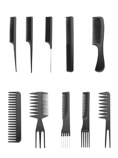 Picture of Multi Shaped Hair Comb Set 10pcs💈